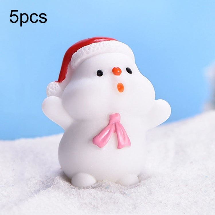 5pcs Christmas Cute Micro Landscape DIY Bonsai Decoration Snowscape Ornament My Store