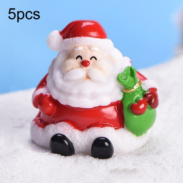 5pcs Christmas Cute Micro Landscape DIY Bonsai Decoration Snowscape Ornament My Store