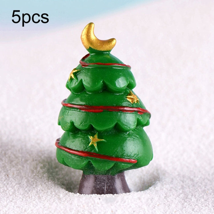 5pcs Simulation Christmas Tree Decoration Christmas Gifts Micro Landscape Snow Ornament My Store