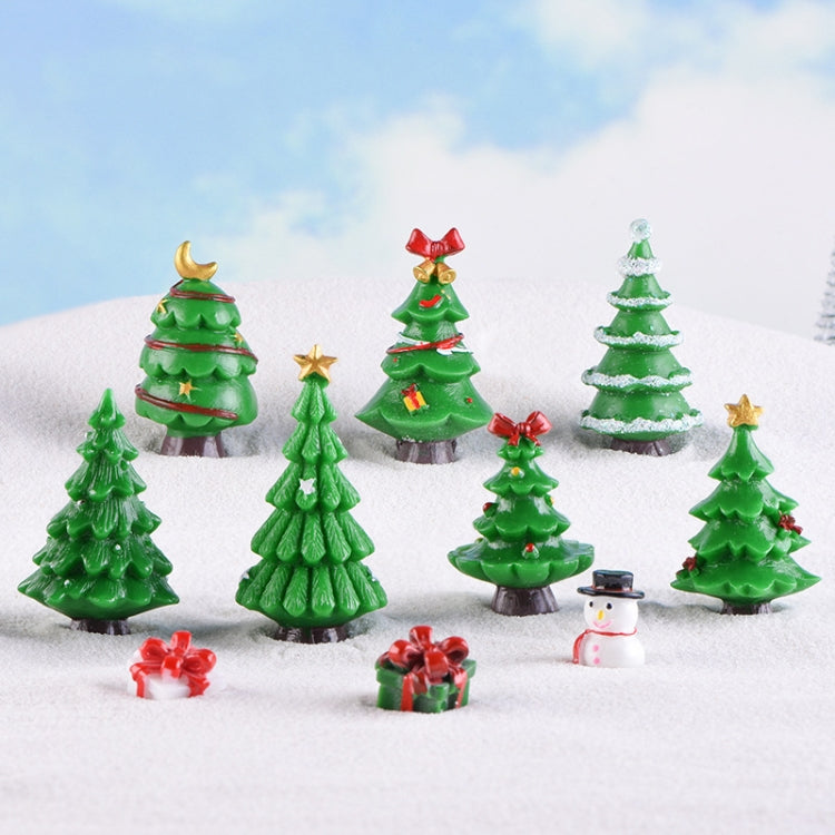 5pcs Simulation Christmas Tree Decoration Christmas Gifts Micro Landscape Snow Ornament My Store