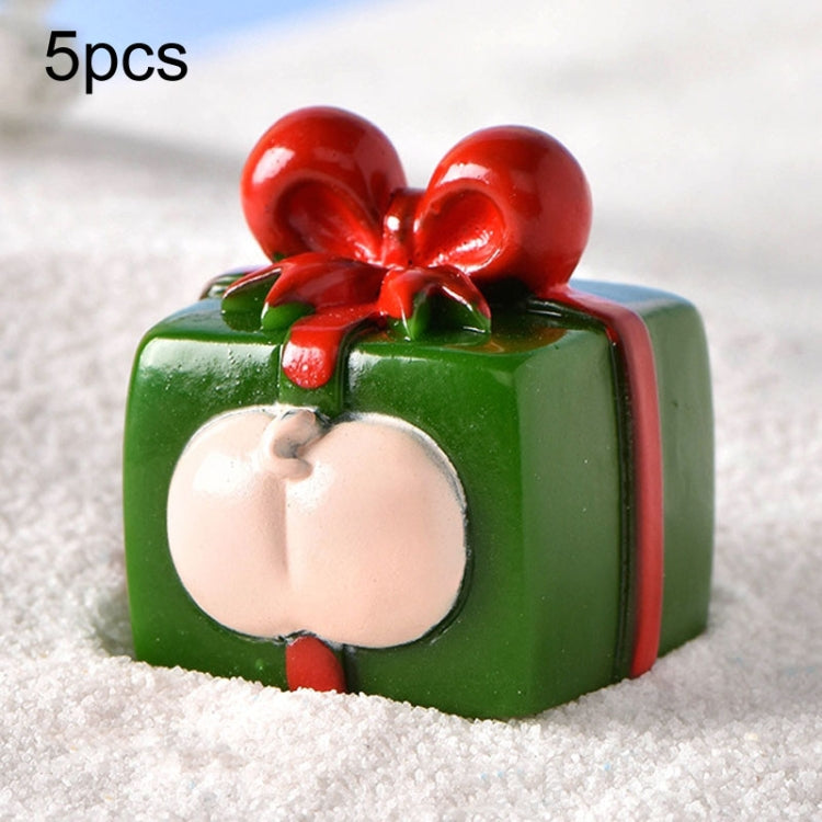 5pcs Christmas Micro Landscape Snowscape Decoration Accessories Christmas Resin Ornament My Store