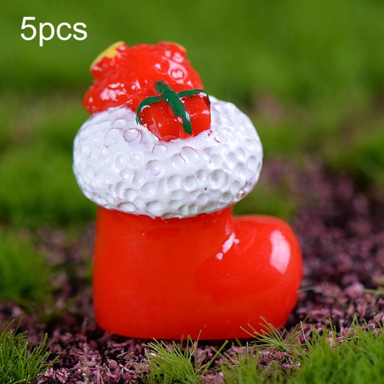 5pcs Christmas Decorations Resin Crafts Gifts Home Decorations Small Ornaments My Store