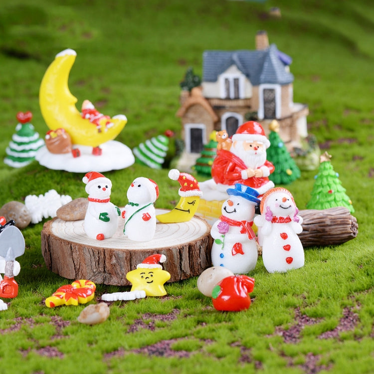 5pcs Christmas Decorations Resin Crafts Gifts Home Decorations Small Ornaments My Store