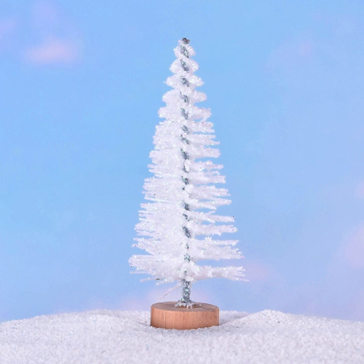 4pcs Christmas Tree Micro Landscape Accessories PVC Home Decoration Ornaments