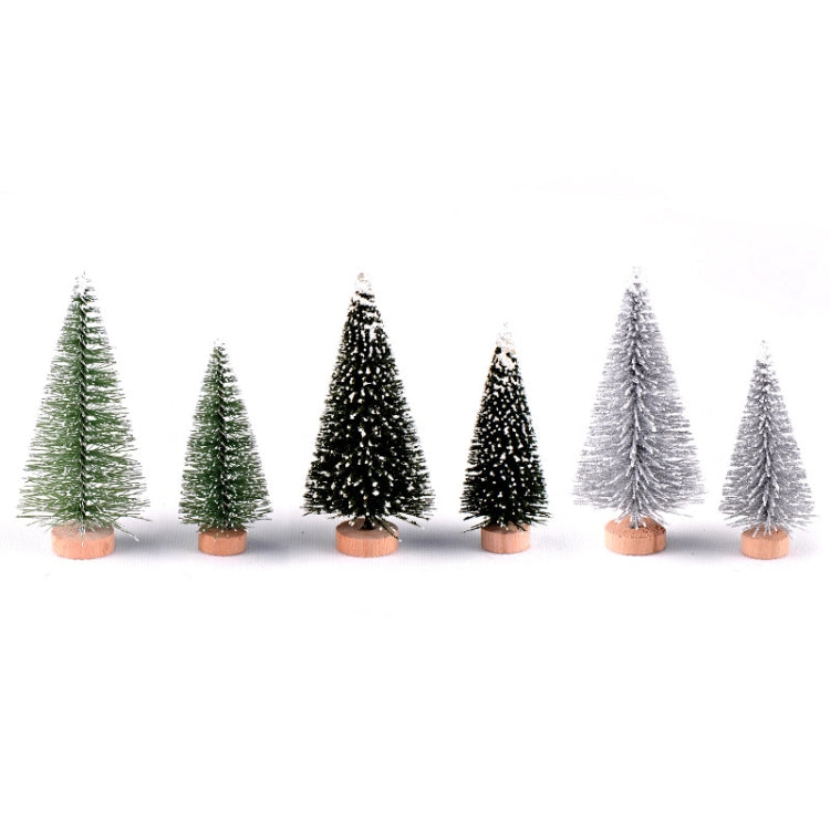 4pcs Christmas Tree Micro Landscape Accessories PVC Home Decoration Ornaments