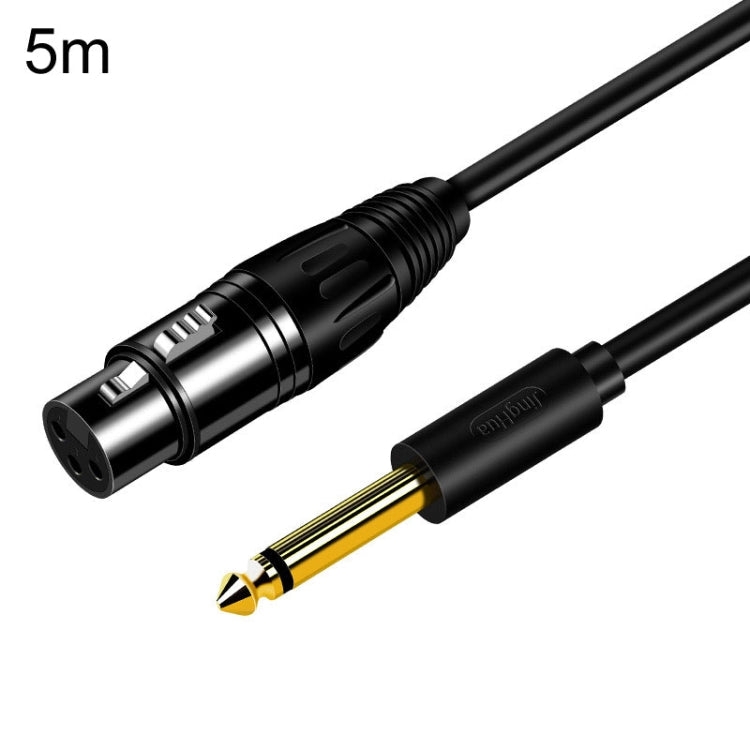 JINGHUA 6.5 Male To Female XLR Audio Cable 6.35 Three Core Balanced Microphone Mixer Reluova