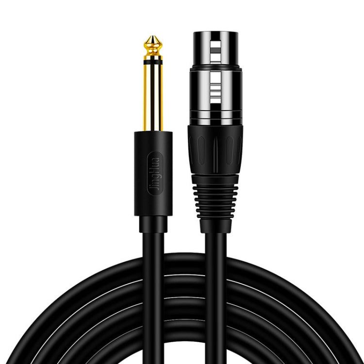 JINGHUA 6.5 Male To Female XLR Audio Cable 6.35 Three Core Balanced Microphone Mixer Reluova