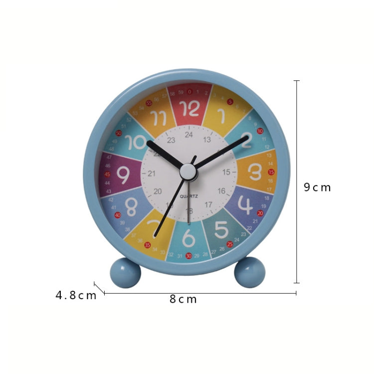 Children Educational Alarm Clock Desktop Mute Small Clock With Night Light