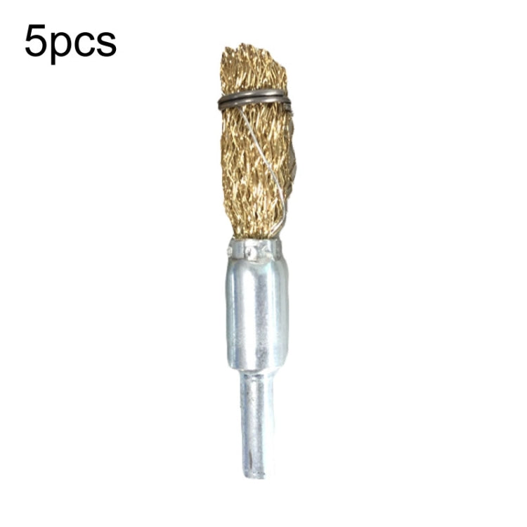 5pcs Wire Brush Industrial Grade Stainless Steel Rust Removal Wire Brush