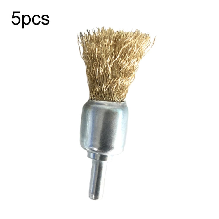 5pcs Wire Brush Industrial Grade Stainless Steel Rust Removal Wire Brush