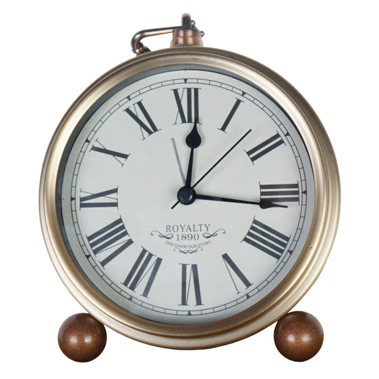 Retro Iron Alarm Clock Simple Desktop Quartz Clock My Store