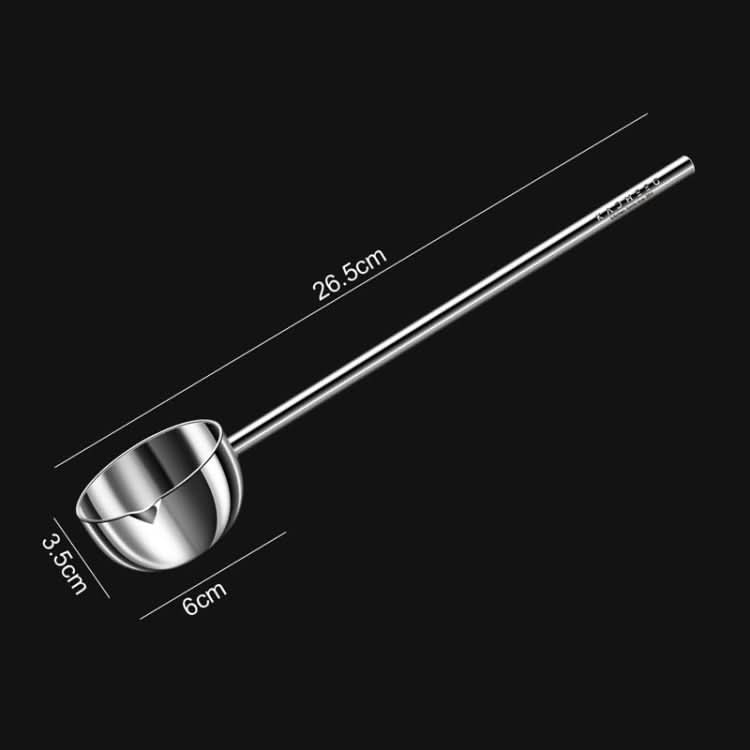 Kacheeg Stainless Steel Hot Oil Skillet Kitchen Small Oil Pouring Spoon Reluova