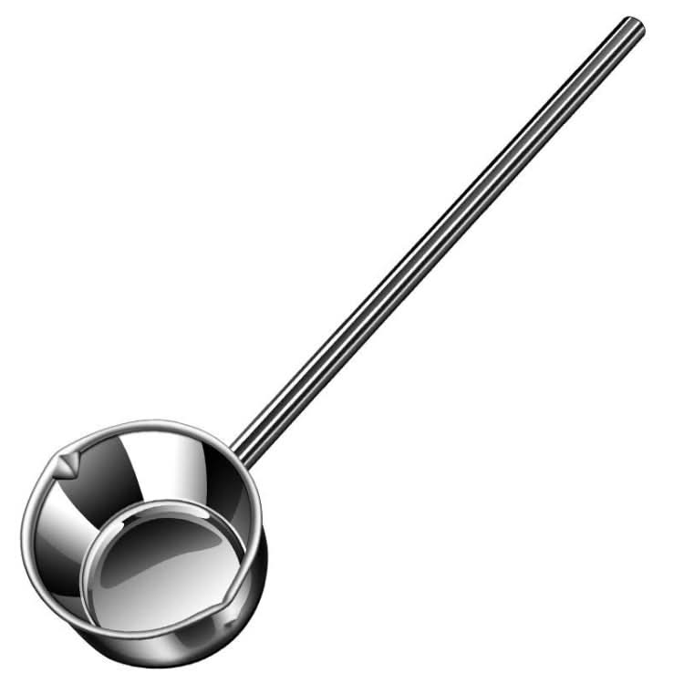 Kacheeg Stainless Steel Hot Oil Skillet Kitchen Small Oil Pouring Spoon Reluova