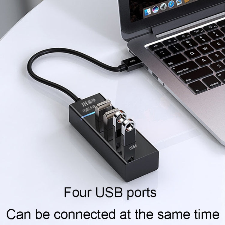 JINGHUA N606A USB3.0 Splitter One To Four Computer HUB Docking Station Connector My Store