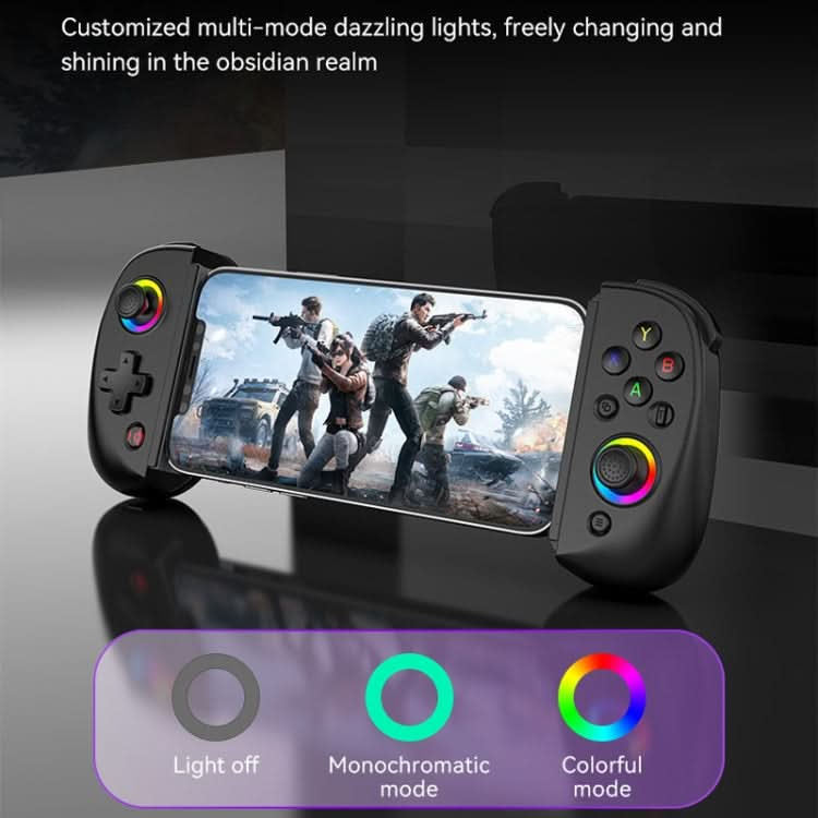 D8 Mobile Phone Stretch Band Light Gamepad Dual Hall Wireless Bluetooth Somatic Vibration Grip for PC / Android / IOS / Tablet / PS3 / PS4 / Switch Reluova