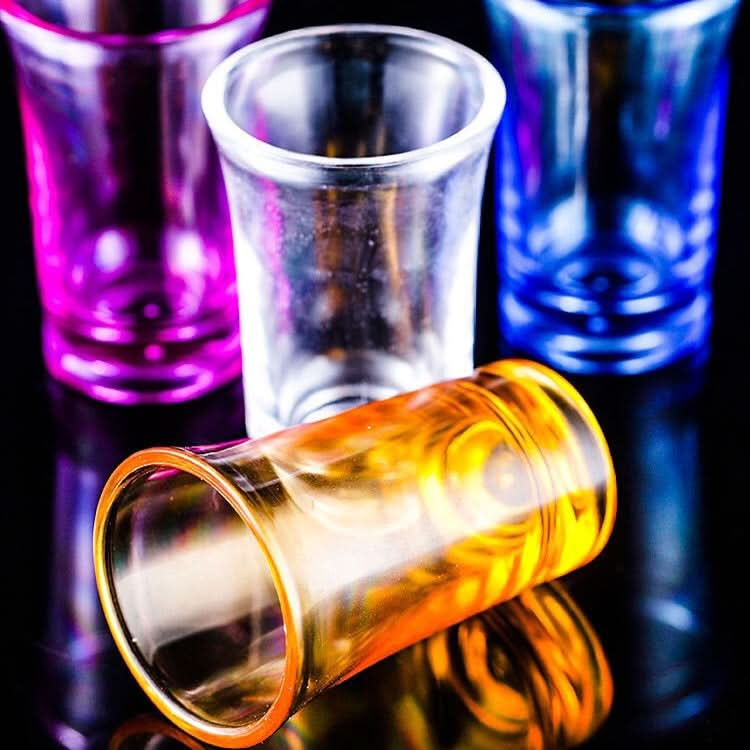 35ml Bar Party Acrylic Colorful Cup Mini Liquor Glass, Color: Purple-Reluova