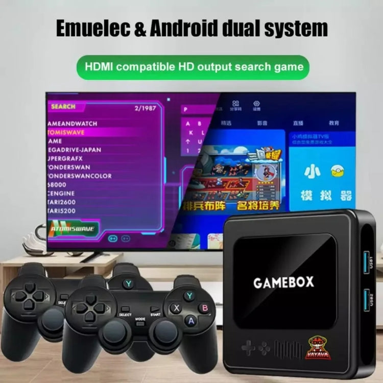 G10 GAMEBOX TV Box Dual System Wireless Android 3D Home 4K HD Game Console Support PS1 / PSP