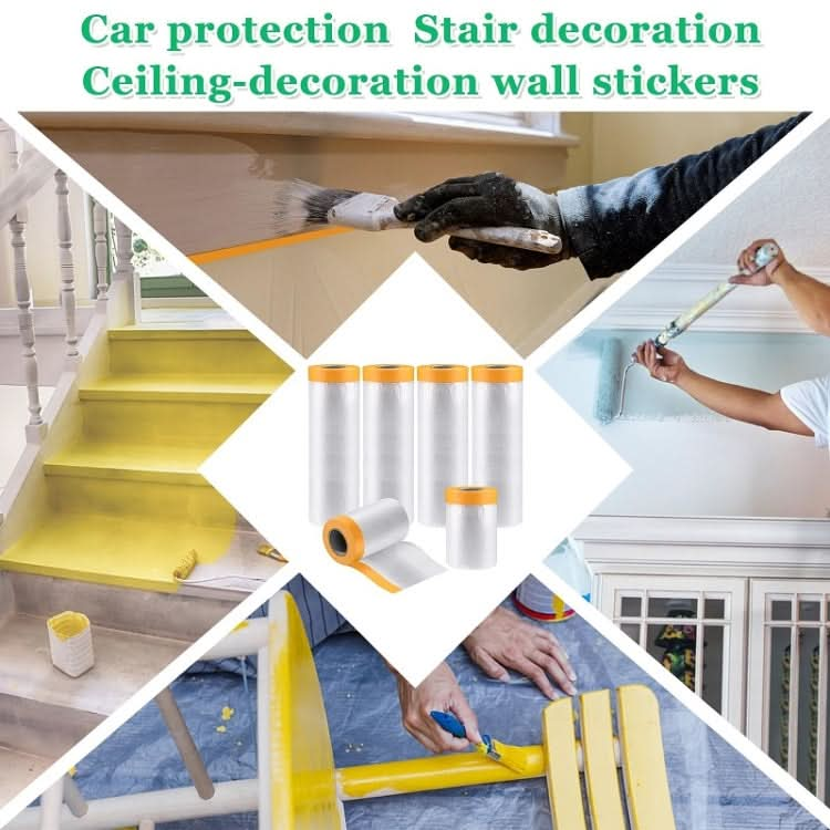 55cm x 20m Furniture Wall Decoration Dustproof Masking Film Car Protective Film-Reluova