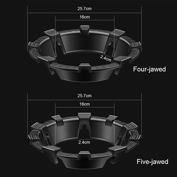 Kacheeg Household Gas Stove Gathering Fire Energy Saving Cover Kitchen Non-Slip Windscreen Reluova