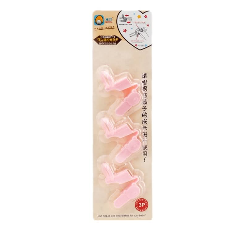 3pcs/set Children Chopstick Grip Corrector Non-slip Practice Chopsticks Finger Cots(Pink)-Reluova