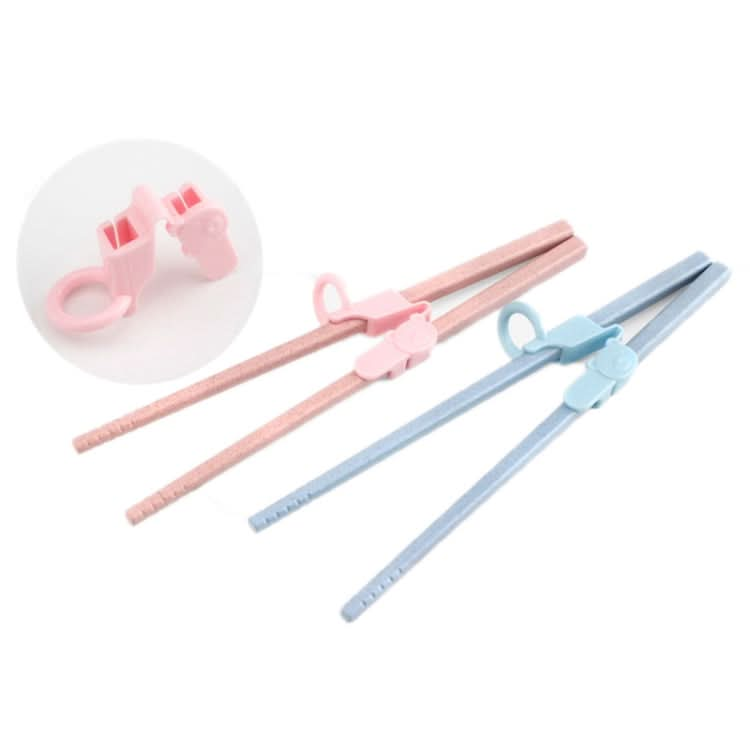 3pcs/set Children Chopstick Grip Corrector Non-slip Practice Chopsticks Finger Cots(Pink)-Reluova