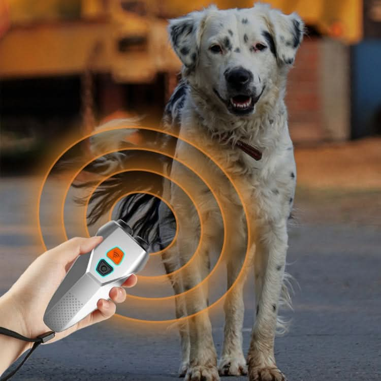 Ultrasonic Dog Repeller Stop Barker Dual Probe High Power Repeller Handheld Dog Trainer - Reluova