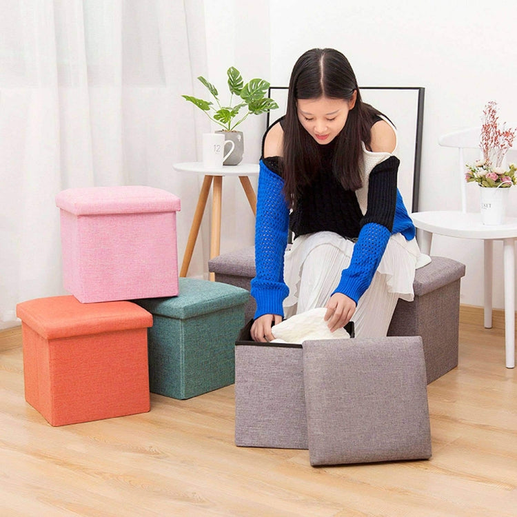 Home Foldable Fabric Storage Chairs Multifunctional Square Sofa My Store