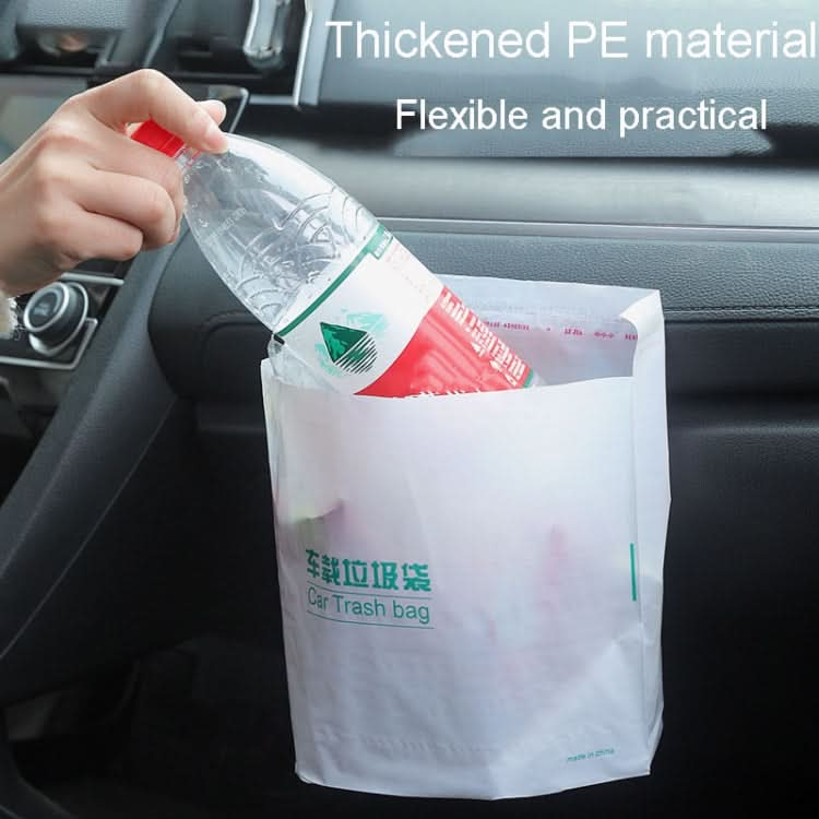 20pcs /Pack Car And Household Disposable Garbage Bag Self-Adhesive Automobile Storage Organizer, Size: Large-Reluova