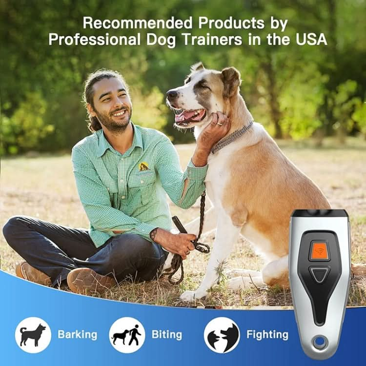 Dual Probe Dual Drive Ultrasonic Stop Barker Pet Trainer - Reluova