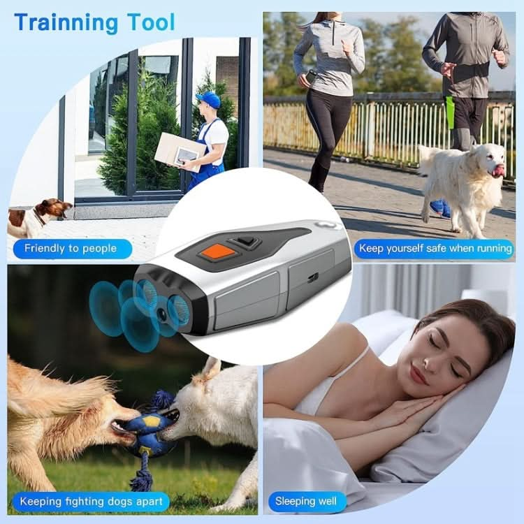 Dual Probe Dual Drive Ultrasonic Stop Barker Pet Trainer - Reluova