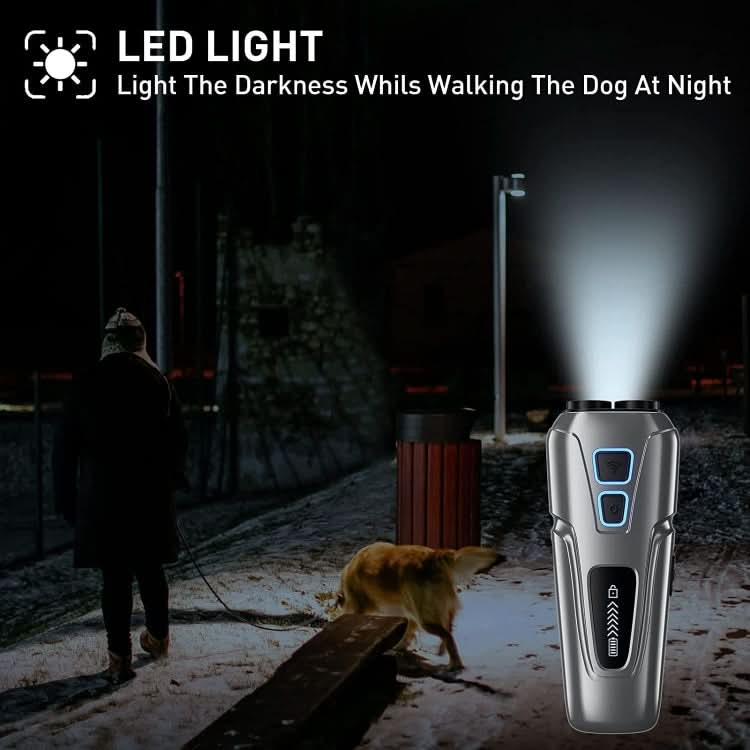 Dog Repeller Ultrasonic Pet Anti-Barking Training Device High Power Dog Repellent With LED Flashlight - Reluova