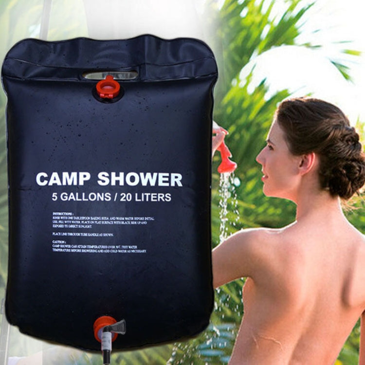 Outdoor Folding Solar Shower Bag Portable Water Storage Bag For Home Use Reluova