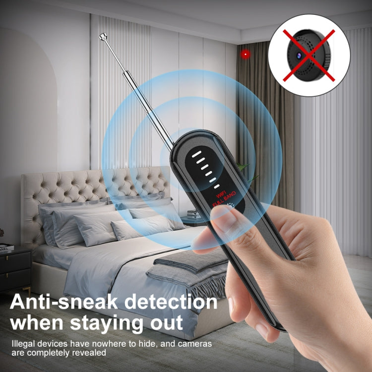 T01 Wireless Detector Camera Anti-eavesdropping Positioning GPS Alarm Reluova