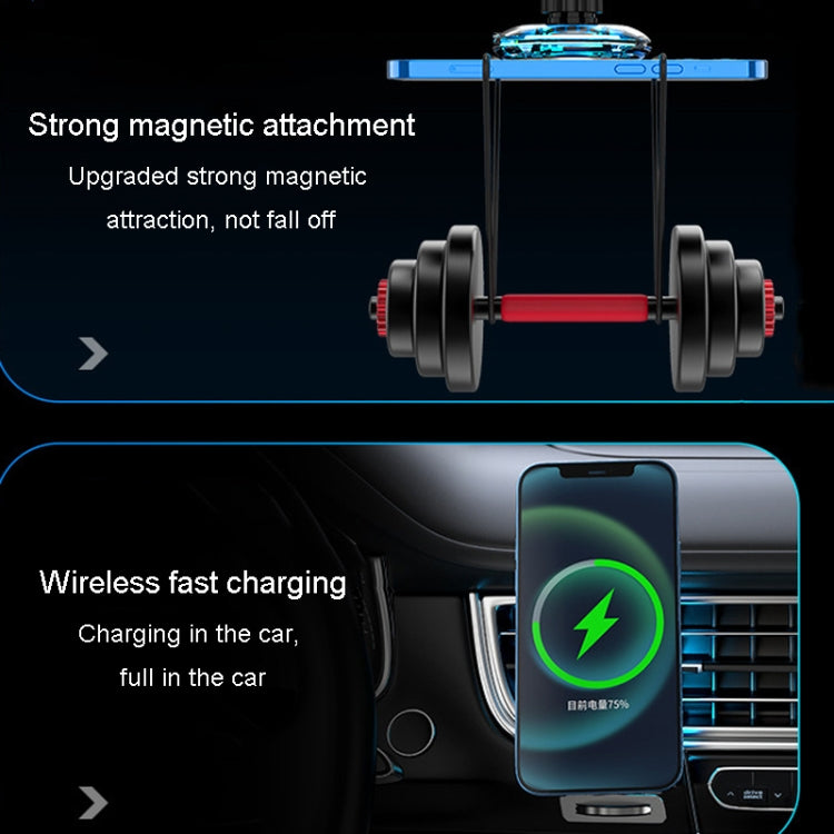 For iPhone Magsafe Magnetic Car Wireless Charger Phone Holder Light Emitting Wireless Charger ÎҵÄÉ̵ê