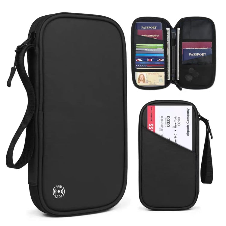 RFID Anti-Theft Certificate Storage Package Oxford Cloth Handheld Travel Passport Card Bag My Store