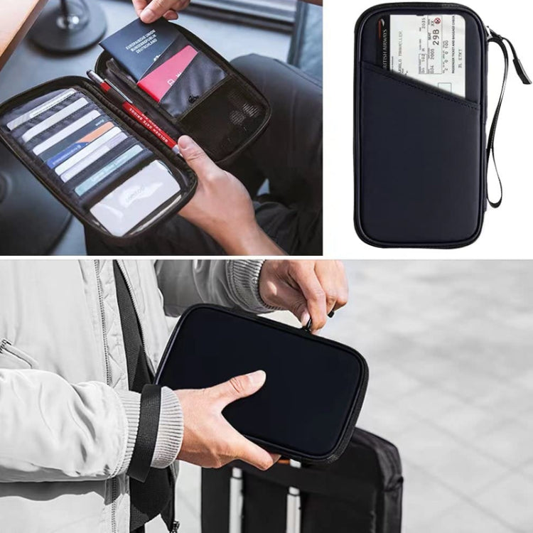 RFID Anti-Theft Certificate Storage Package Oxford Cloth Handheld Travel Passport Card Bag My Store