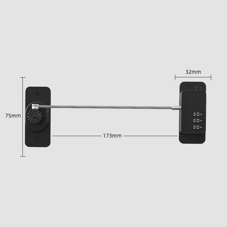 Children Window Safety Lock Limited Positioning Password Refrigerator Lock My Store