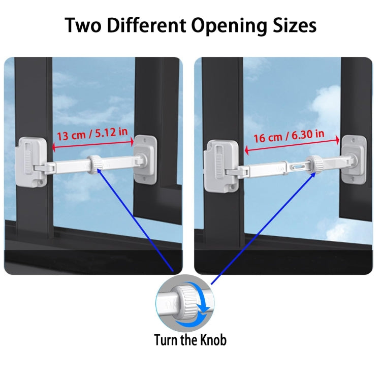 Window Limator Lock Children Safety Lock Anti-Theft Window Lock