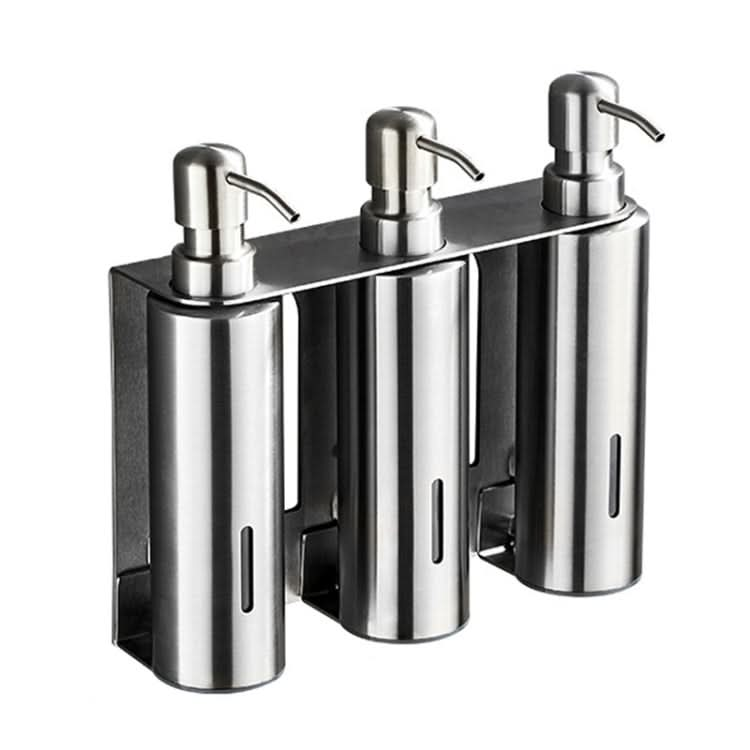 Hotel Stainless Steel Soap Dispenser Home Wall Mounted No Punch Press To Soap Bottle Reluova