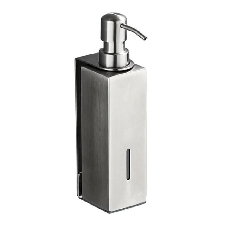 Hotel Stainless Steel Soap Dispenser Home Wall Mounted No Punch Press To Soap Bottle Reluova