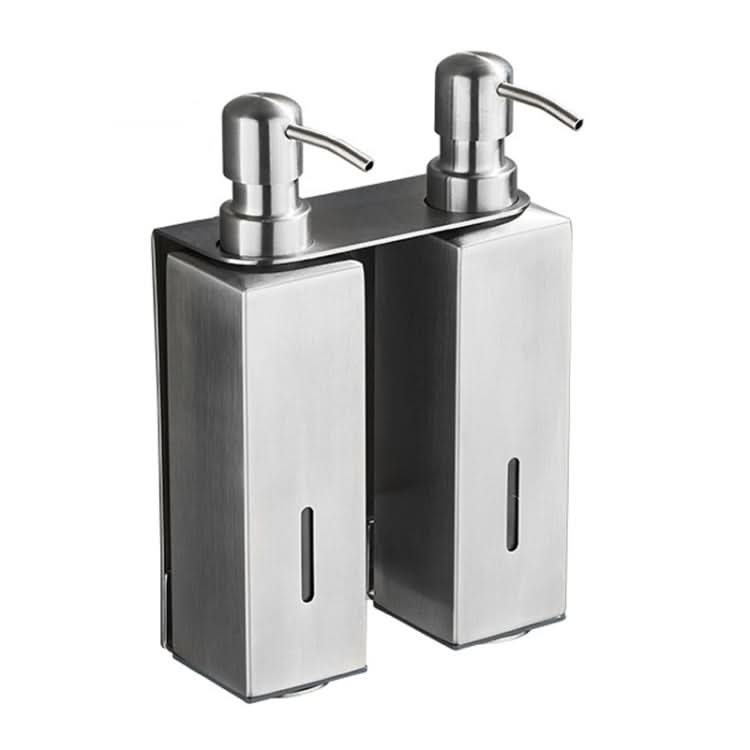 Hotel Stainless Steel Soap Dispenser Home Wall Mounted No Punch Press To Soap Bottle Reluova