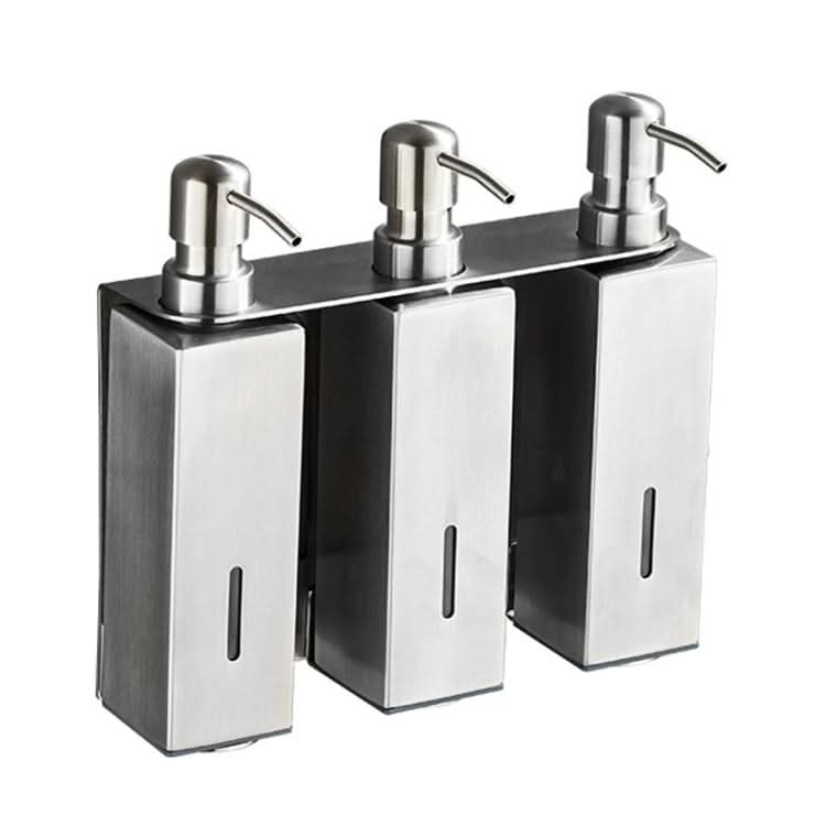 Hotel Stainless Steel Soap Dispenser Home Wall Mounted No Punch Press To Soap Bottle Reluova