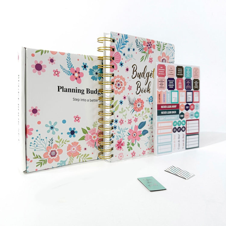 Weekly and Monthly Planner & Sticker Set Schedule Handbook Budget Notebook