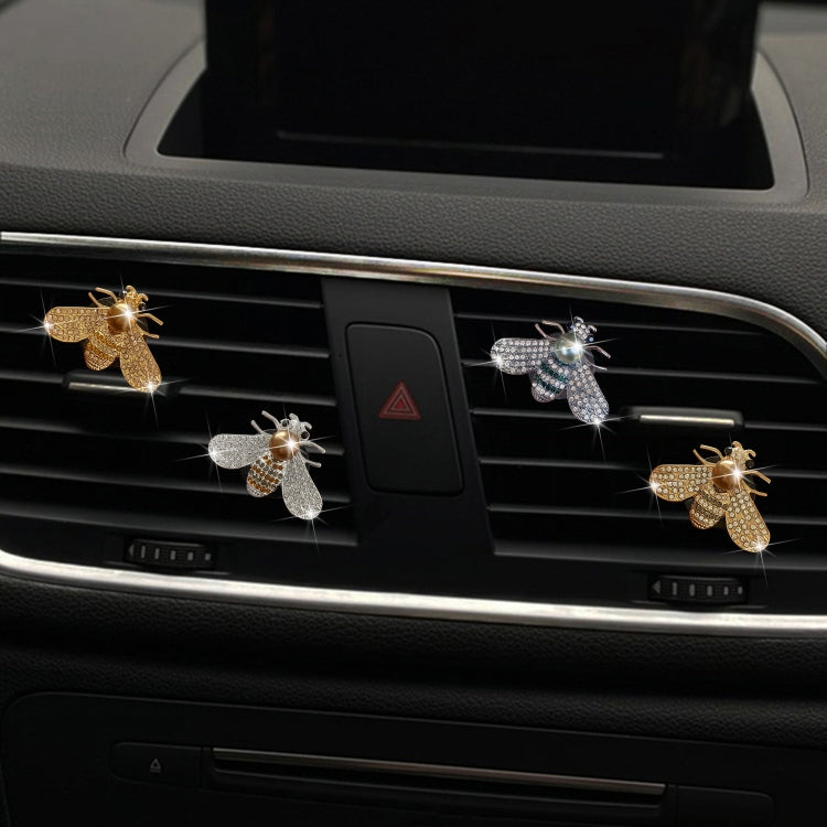 Pearl-encrusted Little Bee Car Air Conditioner Air Outlet Decoration Aromatherapy Clip ÎҵÄÉ̵ê