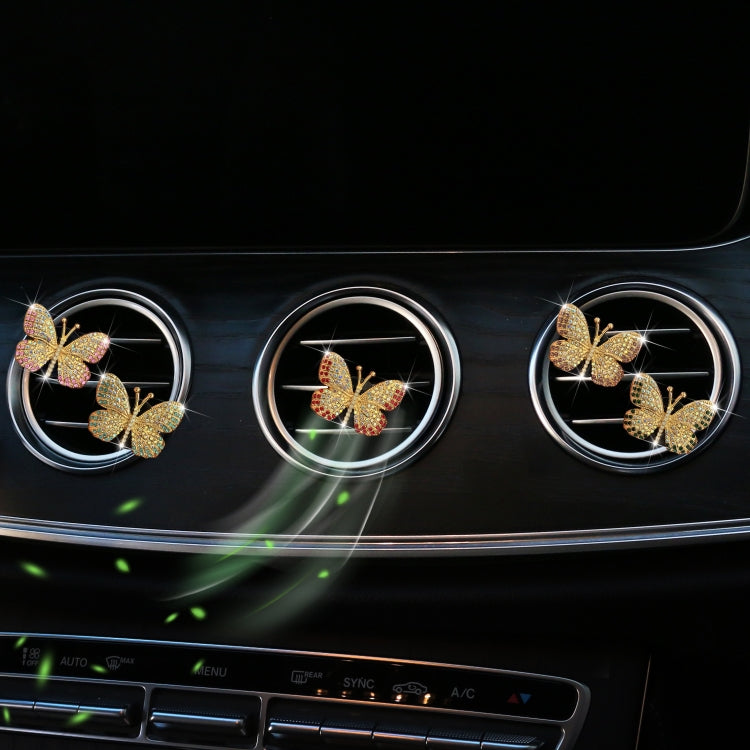 Butterfly Diamond Car Interior Air Outlet Aromatherapy Clip ÎҵÄÉ̵ê