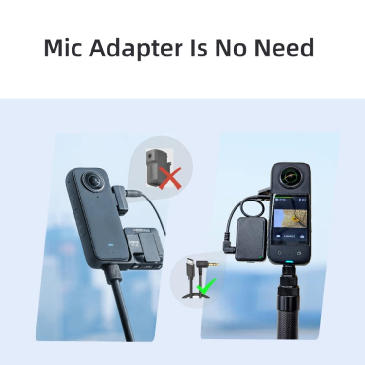 For  Insta360 X3 / ONE X2 2.4G Wireless Lavalie Microphone System My Store