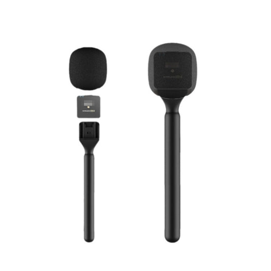 Microphone Interview Handle For DJI Mic / Moma / Rode Wireless Go / Relacart Reluova