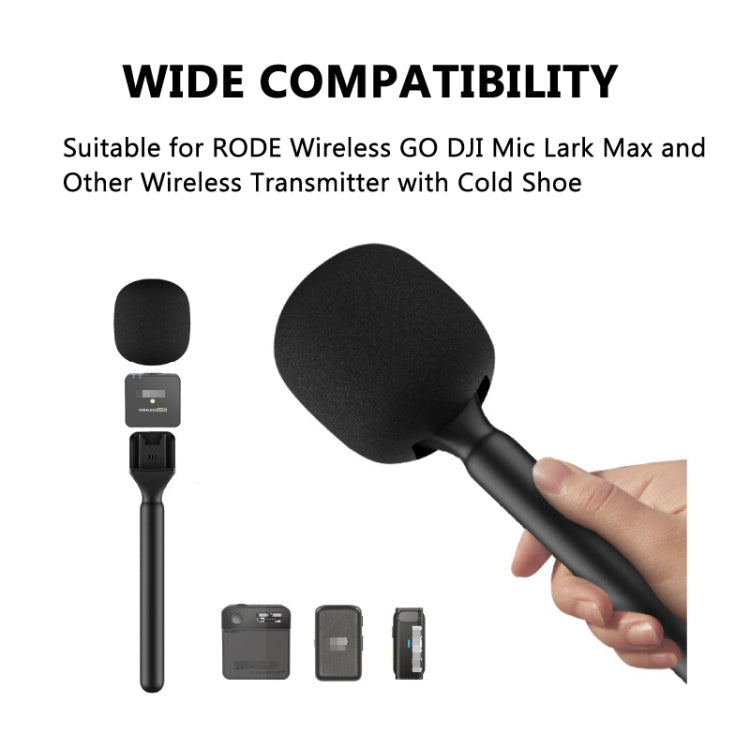 Microphone Interview Handle For DJI Mic / Moma / Rode Wireless Go / Relacart Reluova