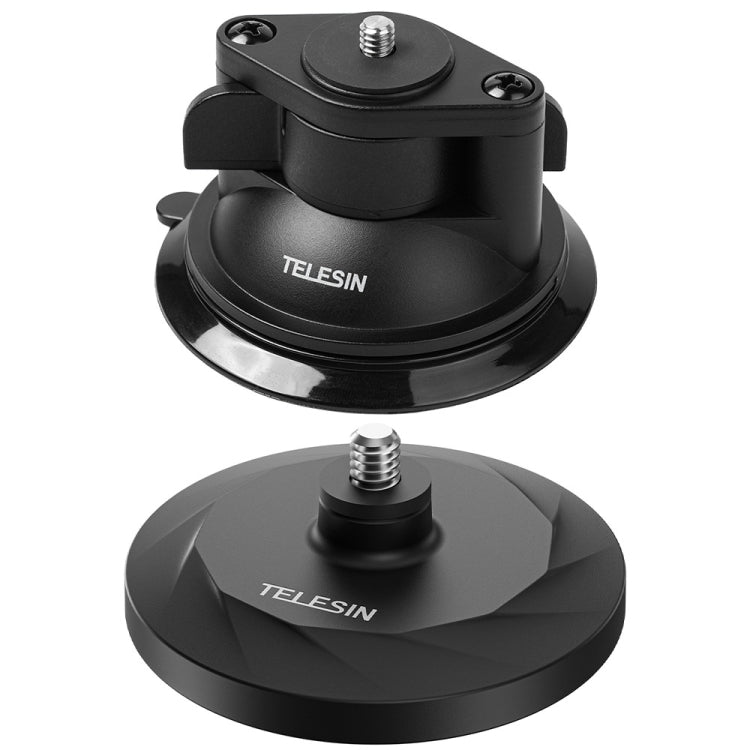 TELESIN Magnetic Base With 1/4 Inch Interface for DJI Pocket 3 / Insta360 Camera & Smart Phones