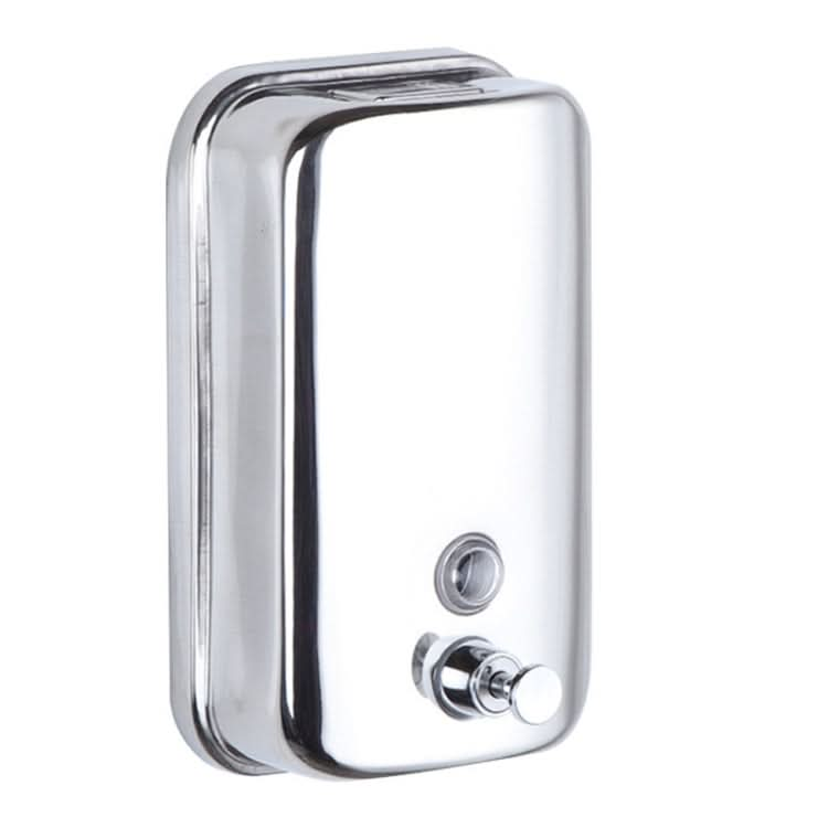 304 Stainless Steel Bathroom Soap Dispenser Simple Hotel Home Wall Mounted Manual Shower Fluid Bottle